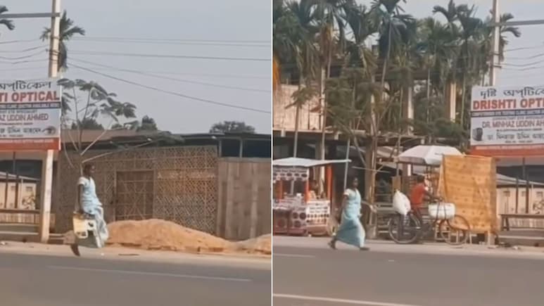 सड़क पर बेसुध दौड़ती-नाचती महिला का Video वायरल, मस्तमौला अंदाज देख बोले यूजर्स- वाह लाइफ हो तो ऐसी