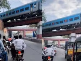 पुल के ऊपर ट्रेन, नीचे सड़क खाली, कोई सिग्नल नहीं…फिर भी रुक गए बाइक सवार? वजह जान छूट जाएगी हंसी