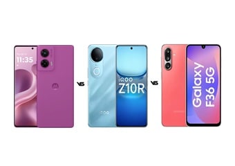 iQOO Z10R 5G vs Moto G96 5G vs Samsung Galaxy F36 5G: खरीदने से पहले देखें कौन रहेगा बेहतर