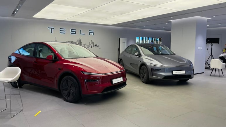 Tesla Opens Second Showroom In Delhi's Aerocity With Four Superchargers
