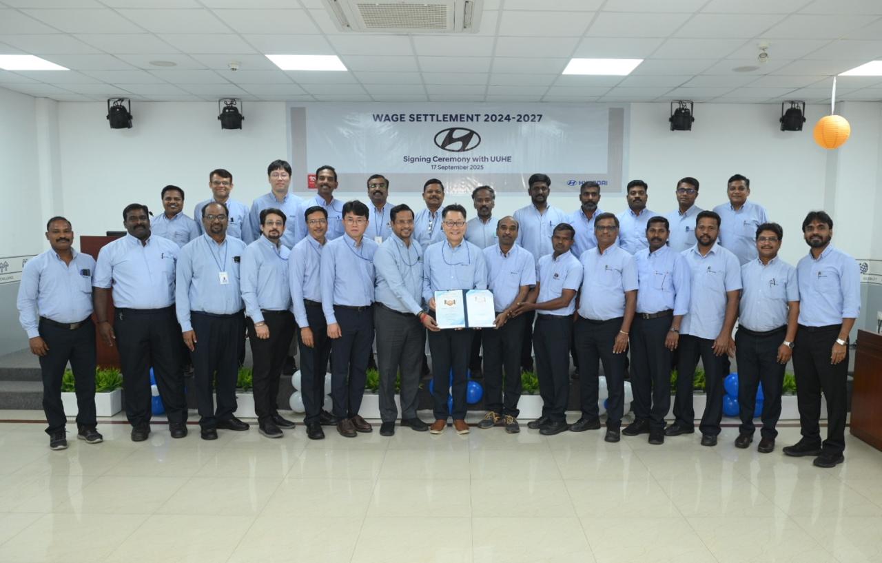 Hyundai Motor India Stock Hits Record High On Three-Year Wage Deal With Employee Union