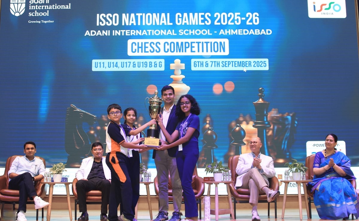 Adani International School Hosts ISSO National Games Chess Competition