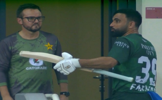 Controversy Strikes Ind-Pak Game Again As Fakhar Left Livid Over Dismissal