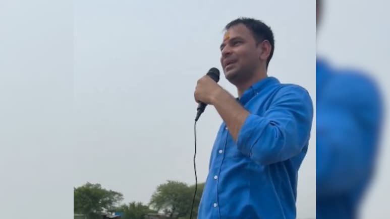 "Tejashwi Busy Dancing": Tej Pratap Yadav's Dig At Brother In Flood-Hit Raghopur