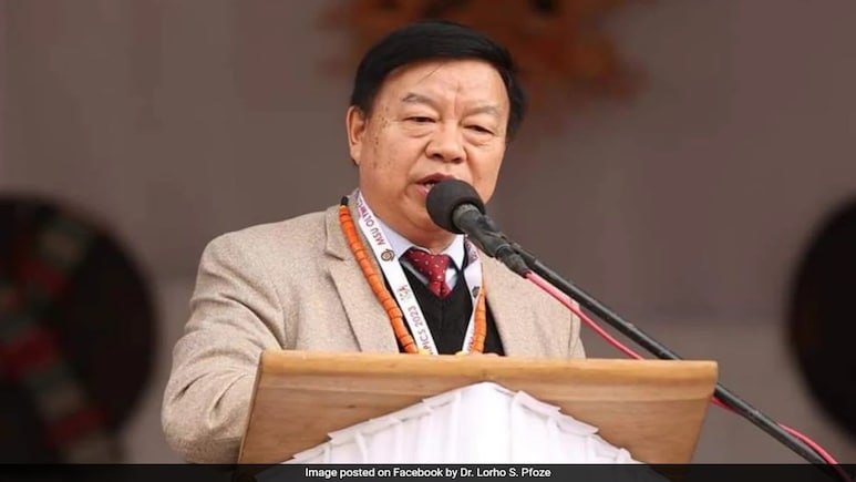 Ex-Manipur MP Lorho S Pfoze Joins NPP In Meghalaya Ex-Manipur MP Lorho S Pfoze Joins NPP In Meghalaya