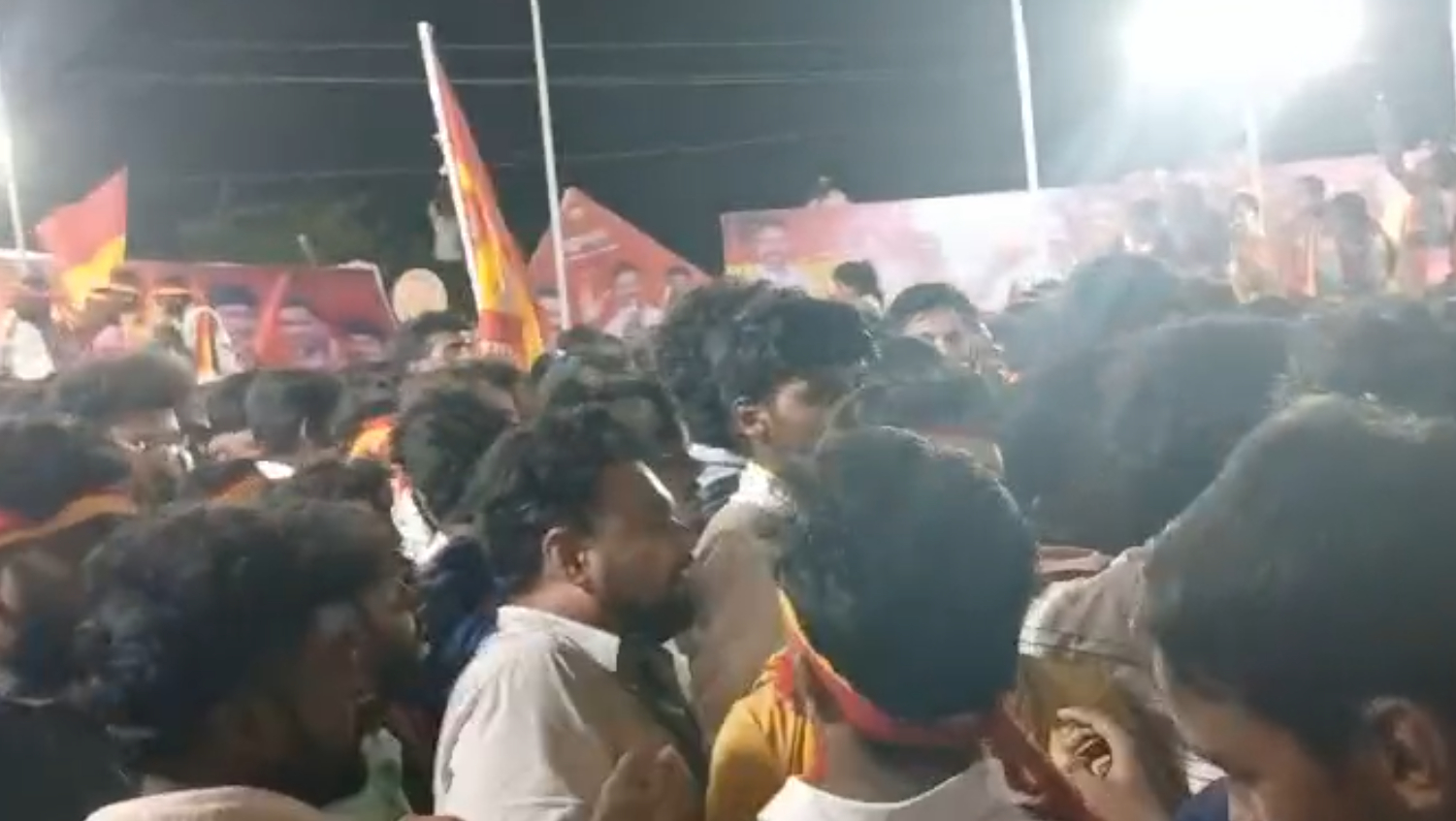 On Camera, Moment Stampede Broke Out At Actor-Politician Vijay's Rally