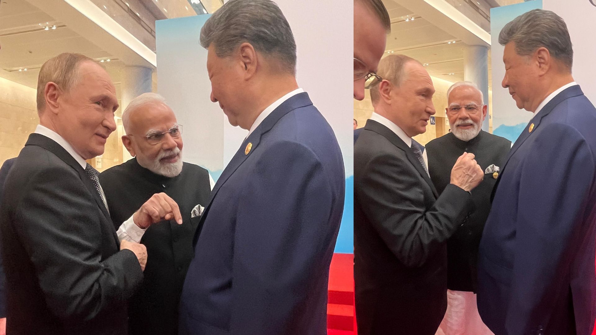 करीब, मुस्कुराते और हाथ मिलाते...  मोदी, पुतिन और जिनपिंग की केमिस्ट्री, SCO समिट से पहले बड़ा संदेश