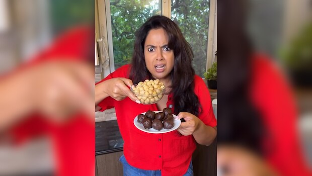 Sameera Reddy Shares Dessert Recipe Using Kabuli Chana For A High-Protein Twist