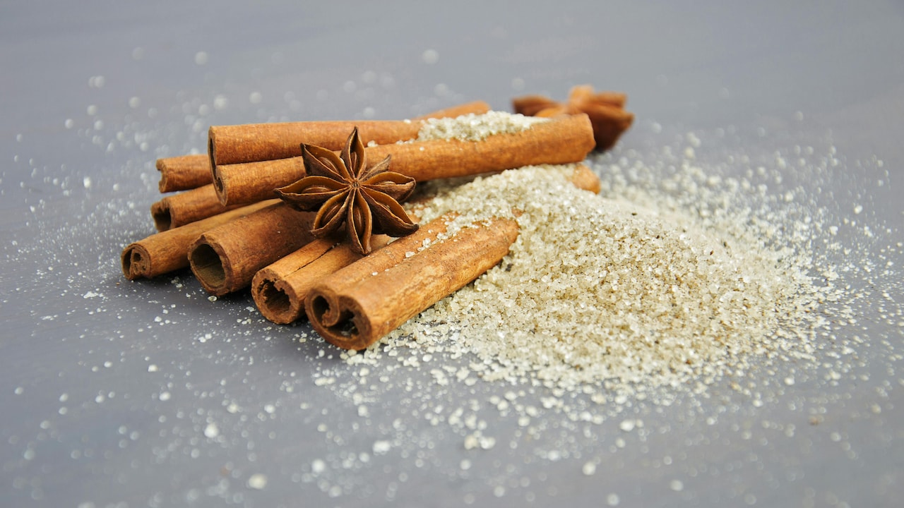 Brown sugar has a richer flavour because of molasses.