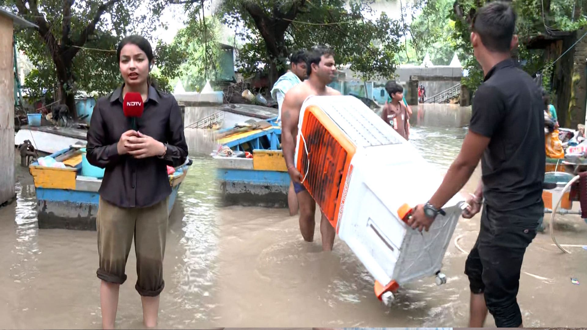 Video: Floodwater Enters Delhi Homes As Yamuna Crosses Danger Mark
