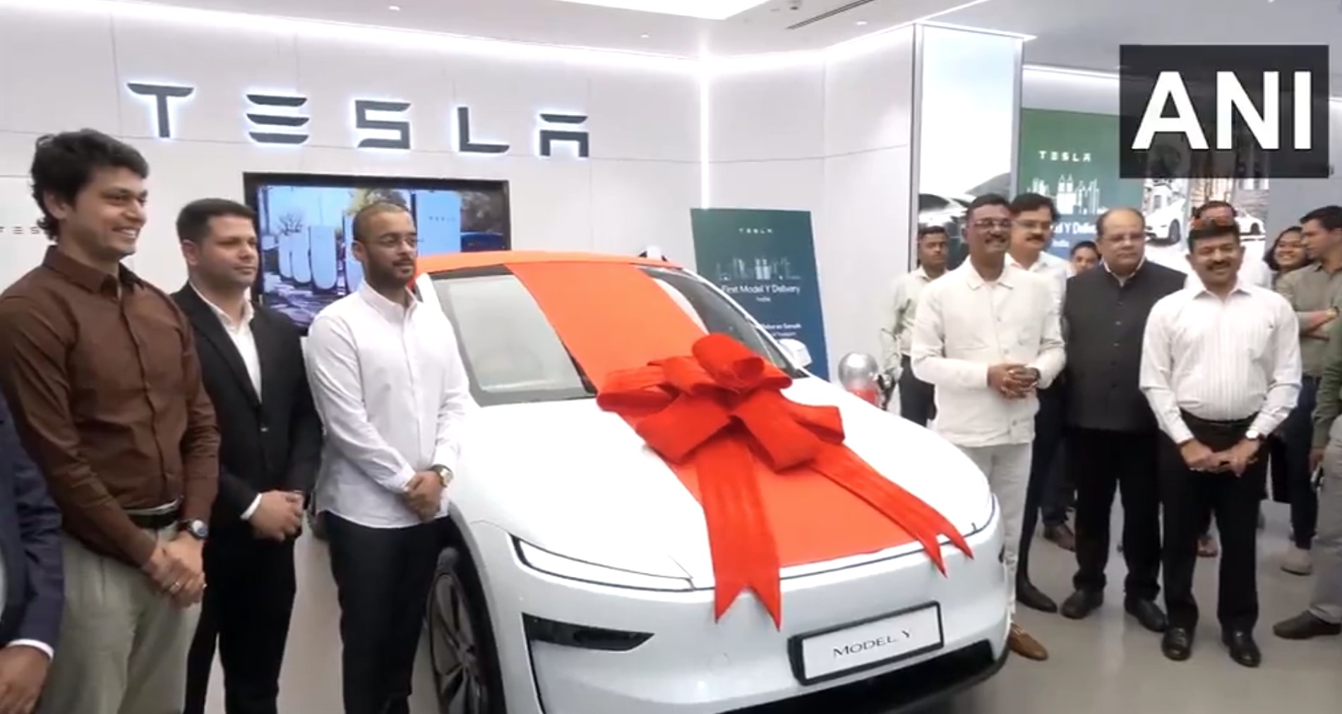 Watch: First Tesla Model Y Delivered To A Customer In Mumbai. Owner Is...