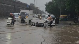 Heavy Rain Leads To Severe Waterlogging In Gurugram, WFH For Offices