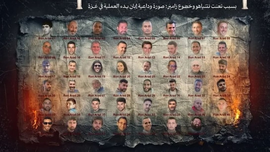 Hamas Releases "Farewell" Photo Of Hostages, Blames Israel's Gaza Invasion