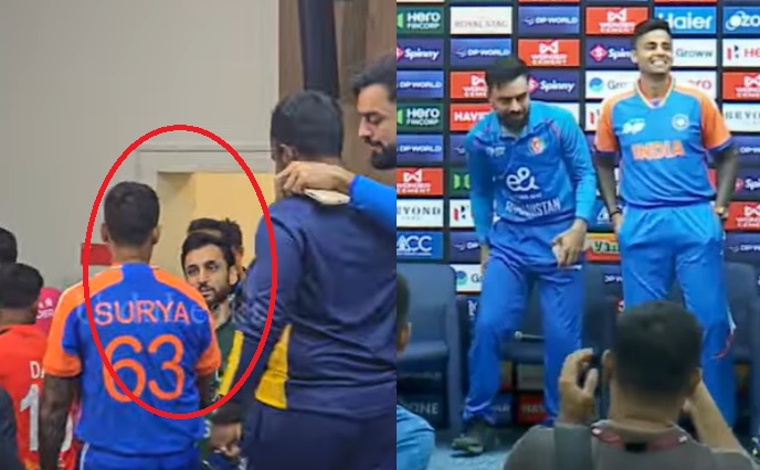 Asia Cup 2025 : जब भारतीय कप्तान सूर्यकुमार यादव का हुआ पाकिस्तानी कप्तान से आमना-सामना, ऐसा था रिएक्शन