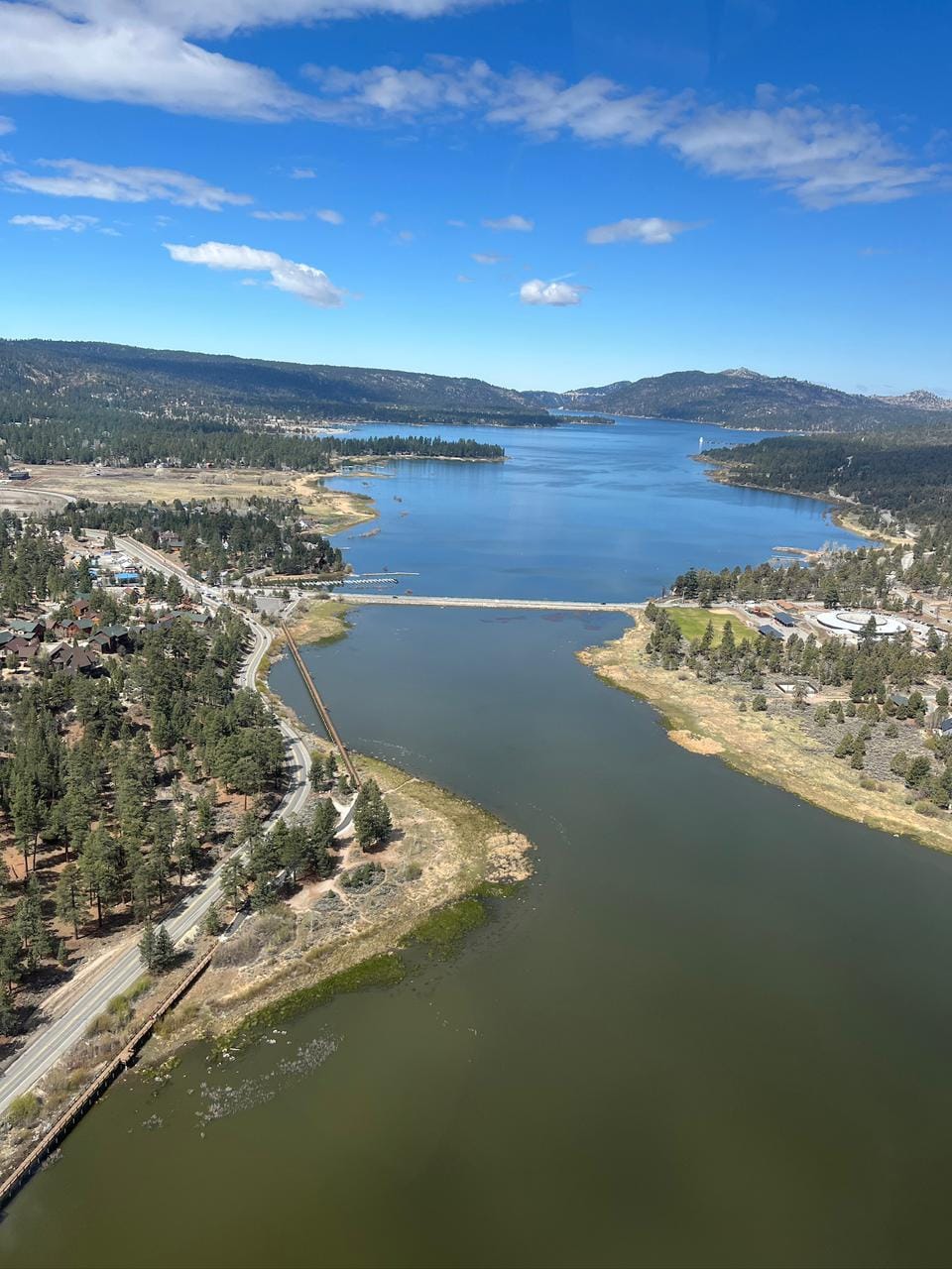 Birds-eye view of Big Bear Lake. Photo: Author Birds-eye view of Big Bear Lake. Photo: Author