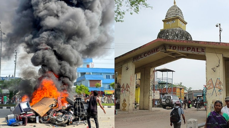 नेपाल में हिंसा की आग भारत की सीमा तक पहुंची, आगजनी-पत्थरबाजी का प्रयास, सुरक्षा बढ़ाई गई नेपाल में हिंसा की आग भारत की सीमा तक पहुंची, आगजनी-पत्थरबाजी का प्रयास, सुरक्षा बढ़ाई गई