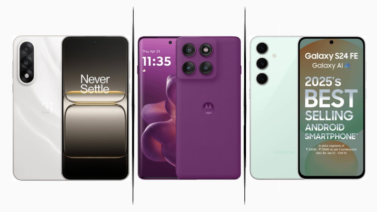 OnePlus Nord 5 vs Samsung Galaxy S24 FE vs Motorola Edge 60 Pro: कौन बेहतर?