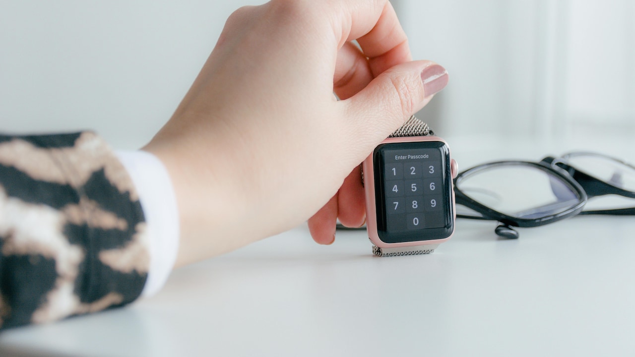 A smartwatch tracks fitness, heart rate, sleep, and daily activities to support a healthier lifestyle.