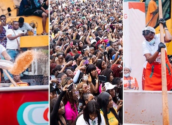 Nigerian Chef Hilda Baci Sets Guinness Record With 8,780 Kg Of Jollof Rice Nigerian Chef Hilda Baci Sets Guinness Record With 8,780 Kg Of Jollof Rice