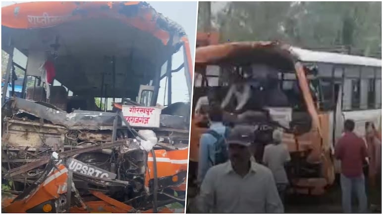 महाराजगंज में 3 रोडवेज बसों की आपस में भिड़ंत, 40 से अधिक यात्री घायल, 15 की हालत नाजुक