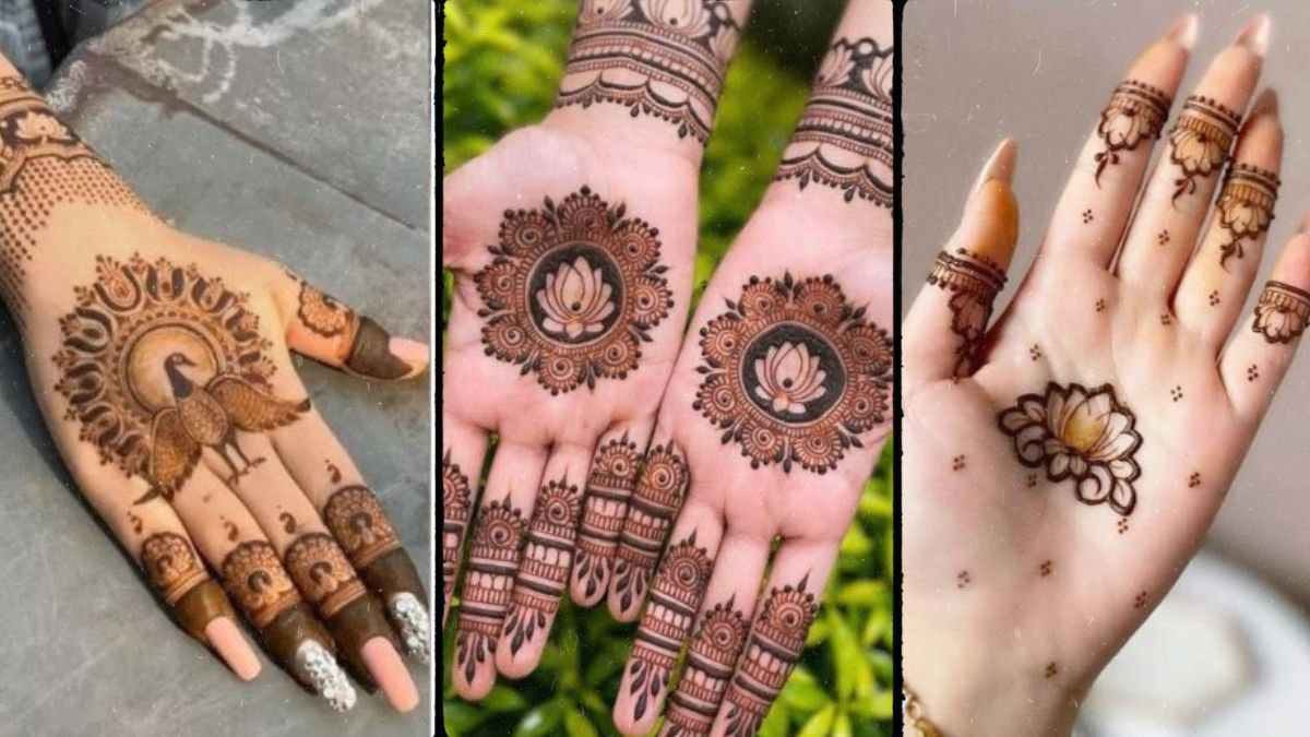नवरात्रि पर अधूरा न रहे शृंगार, अष्टमी-नवमी पर हाथों में रचाएं ये खूबसूरत मेहंदी डिजाइन, देखें फोटोज
