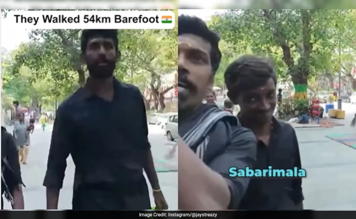 US Vlogger Captures Pilgrims' 54-Km Barefoot Trek to Sabarimala