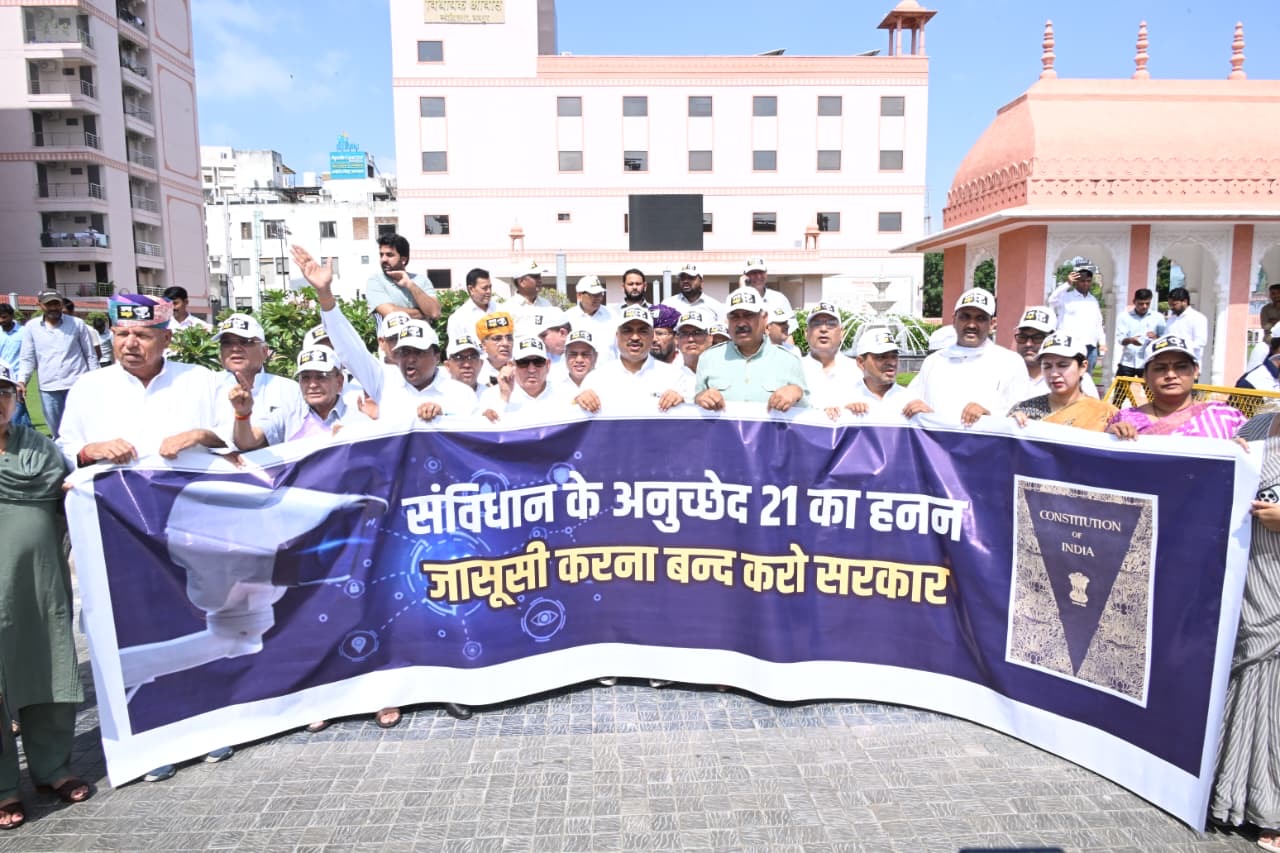 Congress Versus BJP Over Alleged Spycam In Rajasthan Assembly Premises