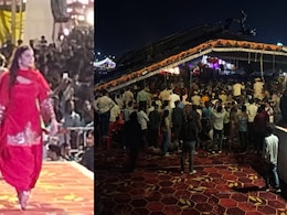 दशहरा मेला में सपना चौधरी कर रही थीं डांस, देखने के लिए टेंट पर चढ़ गए लोग...हो गया हादसा