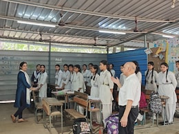 Students Study In Tin Sheds In National Capital, Minister Blames Previous Governments Students Study In Tin Sheds In National Capital, Minister Blames Previous Governments