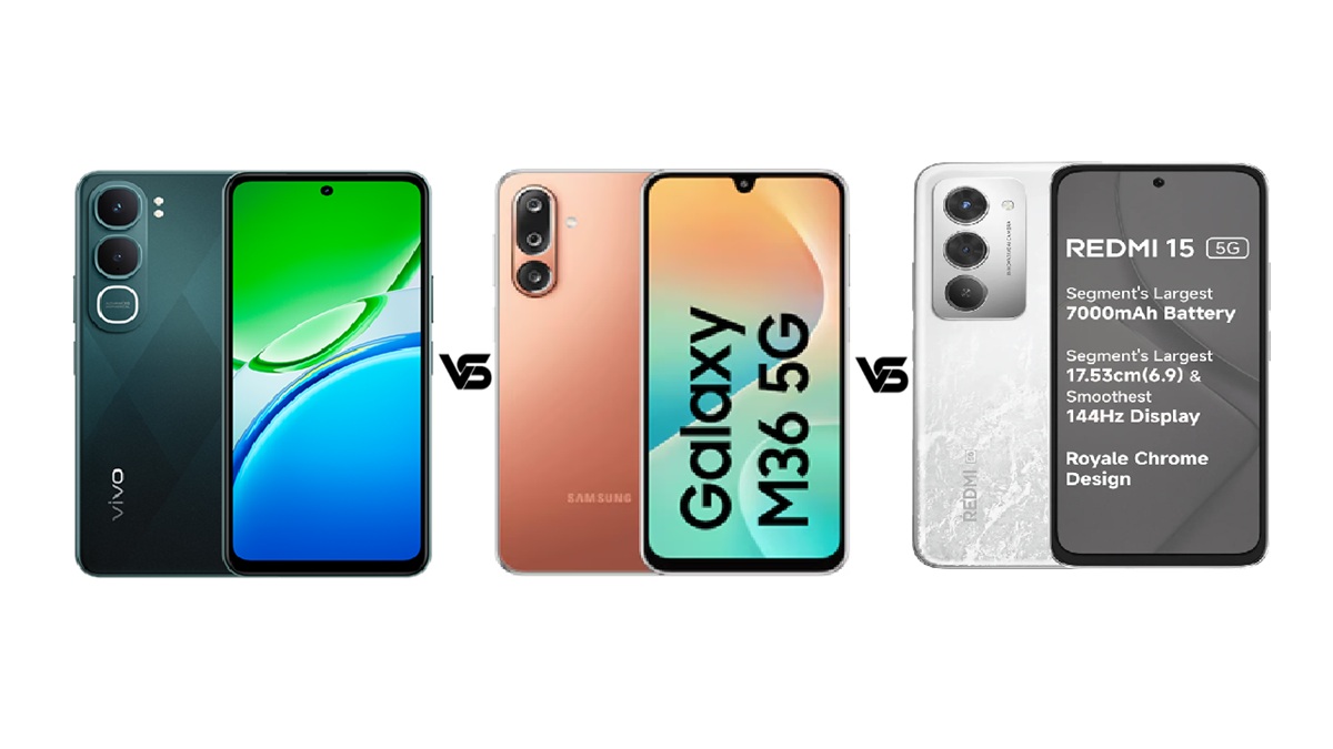 Vivo Y31 5G vs Redmi 15 5G vs Samsung Galaxy M36 5G: तीनों में से आपके लिए कौन सा बेस्ट?