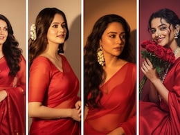 How To Transform Your Selfie Into A Bollywood-Style Red Saree Poster How To Transform Your Selfie Into A Bollywood-Style Red Saree Poster