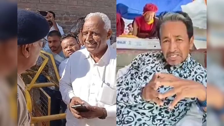 Sonam wangchuk: जोधपुर जेल में बंद सोनम वांगचुक से मिलने पहुंचे अमराराम, अनुमति नहीं मिली; समर्थकों के साथ बाहर डटे रहे