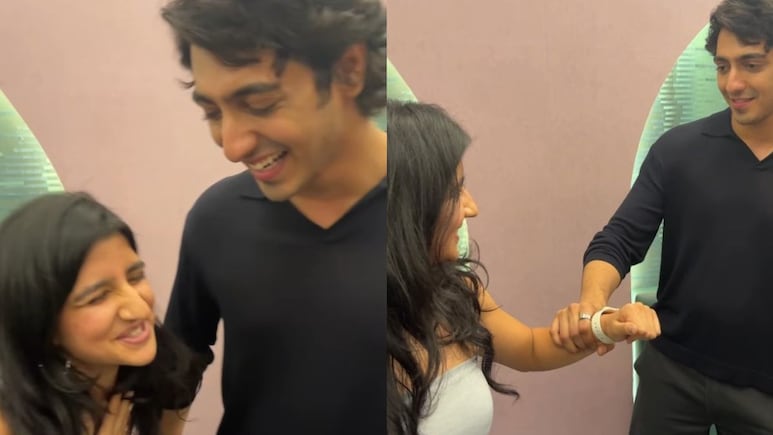 Watch: Ahaan Panday Recreates Viral Krish Kapoor-Vaani Batra Scene From <i>Saiyaara</i> With A Fan Watch: Ahaan Panday Recreates Viral Krish Kapoor-Vaani Batra Scene From <i>Saiyaara</i> With A Fan