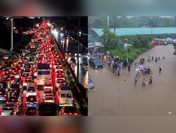 &quot;2 Hours Rain, 20 Km Jam&quot;: Gurugram Choked Again, Opposition Targets BJP