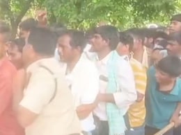 On Camera, Telangana Cop Slaps Farmer Waiting In Queue For Hours Amid Urea Shortage On Camera, Telangana Cop Slaps Farmer Waiting In Queue For Hours Amid Urea Shortage