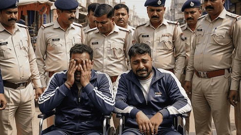 व्हीलचेयर पर आरोपी, रोते हुए माफी... पुलिस मुठभेड़ में छात्राओं से छेड़खानी करने वाले बदमाशों को लगी गोली