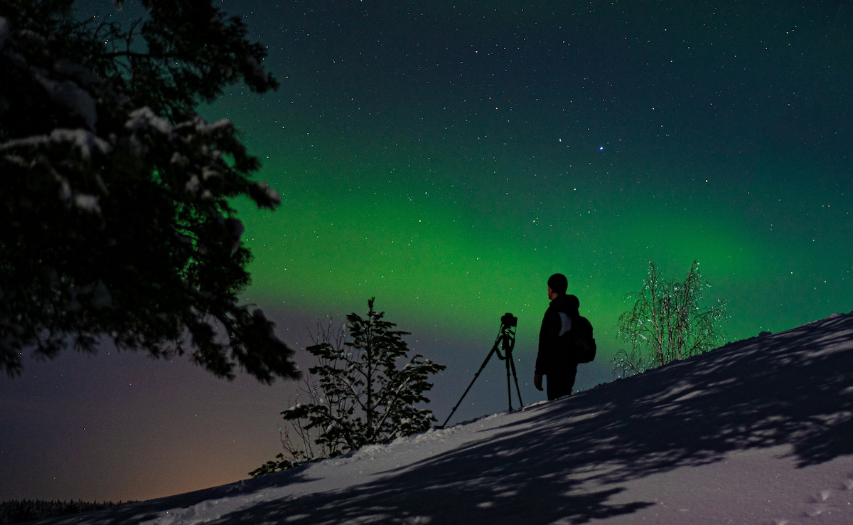 Celestial Events: Northern Lights, Fomalhaut and Harvest Moon