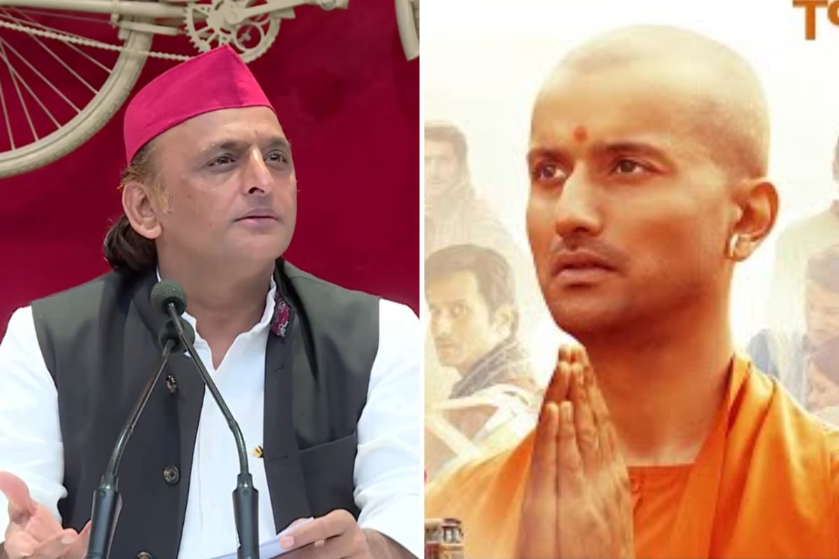 'कार पलटने का सीन और बुलडोजर स्टंट है या नहीं', CM योगी पर बनी फिल्म को लेकर अखिलेश का तंज