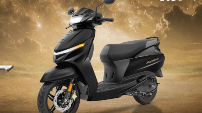 TVS Jupiter Stardust Black Special Edition Launched In India; Check Price TVS Jupiter Stardust Black Special Edition Launched In India; Check Price
