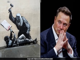 Elon Musk Reacts To New Banksy Mural At London's High Court That Shows Judge Hitting A Protester Elon Musk Reacts To New Banksy Mural At London's High Court That Shows Judge Hitting A Protester