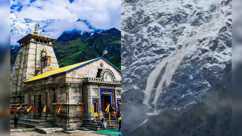जब पहाड़ से टूटकर गिरा ग्लेशियर.. केदारनाथ में हिमस्खलन का वीडियो देखिए