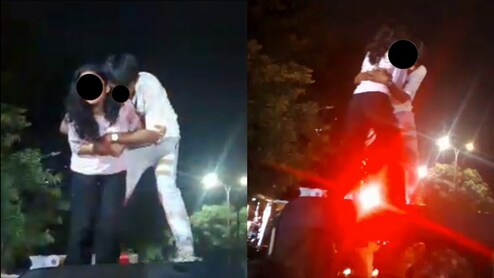 KOTA NEWS: पुलिस की जीप पर चढ़कर नाबालिग लड़की ने लड़के के साथ काटा बवाल, VIDEO वायरल