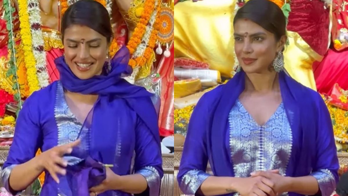 Watch: Priyanka Chopra Looks Radiant As She Arrives At Kajol-Rani Mukerji's Durga Puja Festivities