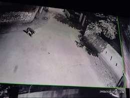 यूपी के सीतापुर में सड़क पर घूमता हुआ दिखा तेंदुआ, सीसीटीवी में कैद हुई तस्वीरें यूपी के सीतापुर में सड़क पर घूमता हुआ दिखा तेंदुआ, सीसीटीवी में कैद हुई तस्वीरें