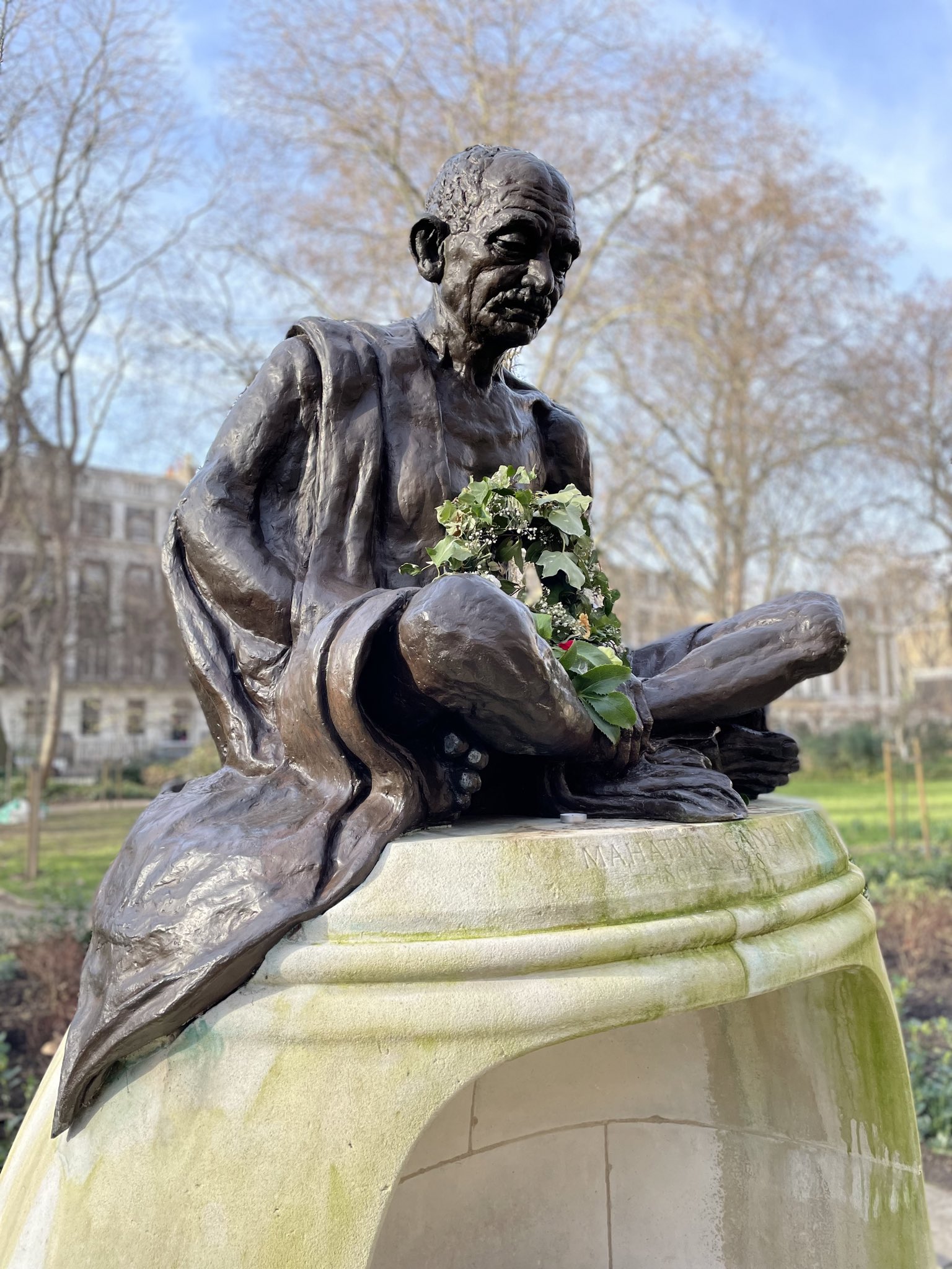 "Shameful Act": India As Gandhi Statue Near London University Vandalised