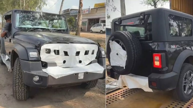 Mahindra Thar Facelift Starts Reaching Dealerships Before Launch