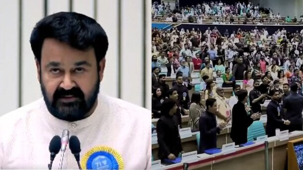 71st National Film Awards: Mohanlal Gets A Standing Ovation On Dadasaheb Phalke Recognition