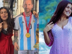 After Dubai E-Visa Hassle, Shenaz Treasury Flies To Argentina For Messi's Last Match, Asks Him To Meet Her