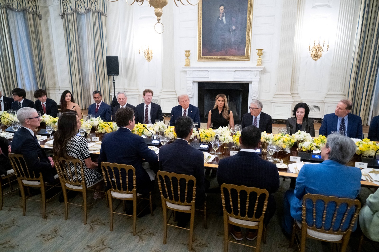 Trump Hosts Tech CEOs For Dinner At White House, Elon Musk Not Invited