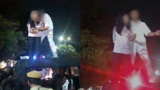 Chaos After Teen Girl, Boyfriend Climb Onto Police Vehicle In Rajasthan, Detained